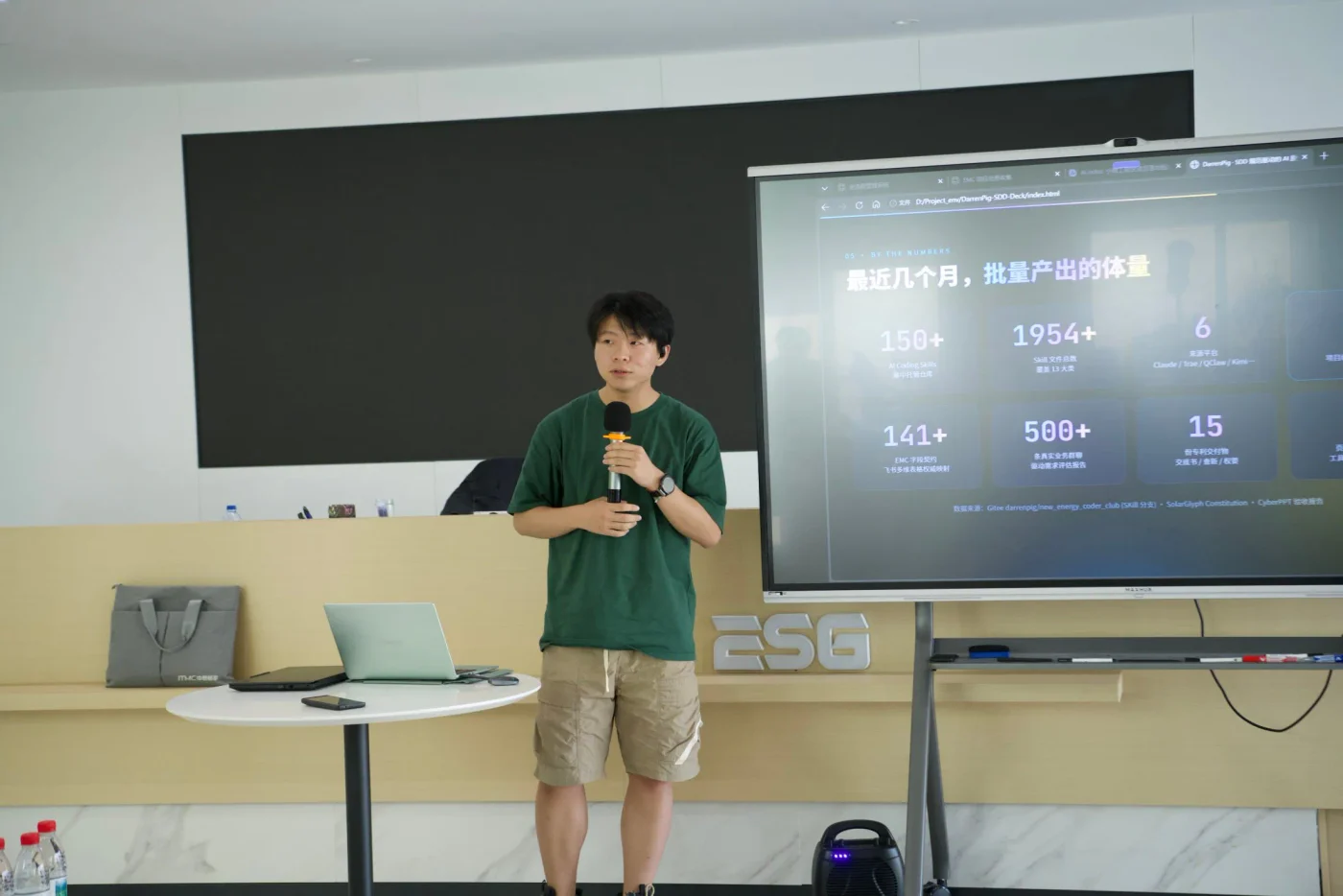 朱佩韦在 Demo Day 分享